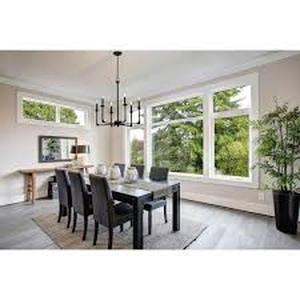 lot 30 image: Hampton Bay Highgate 6-Light Matte Black Chandelier without Glass Shade   Customer Returns See Pictures