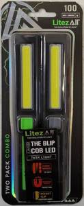 lot 11 image: Litez All Task Light  Two Pack - 3 Modes with 100 Max Lumen NEW