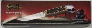 lot 22 image: Frost Cutlery Steel Warrior Knife with Cover (View Photos) NEW