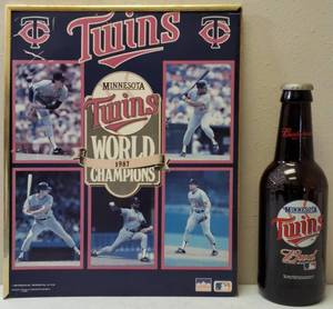 Minnesota Twins Souvenirs (1) Minnesota Twins Bud Bank (1) Minnesota Twins World Champions 1987 Poster (View Photos)