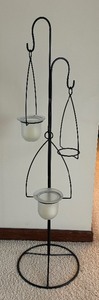 lot 89A image: Triple Candle Holder Stand