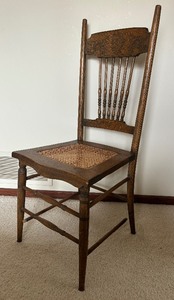 lot 83 image: Vintage Caned Seat Chair