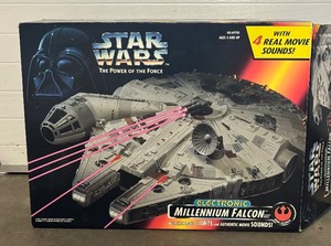 lot 94 image: Star Wars Power of The Force Electronic Millennium Falcon