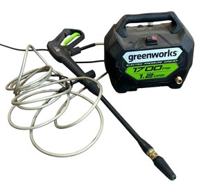 lot 88 image: Greenworks Electric 1700 PSI Pressure Washer