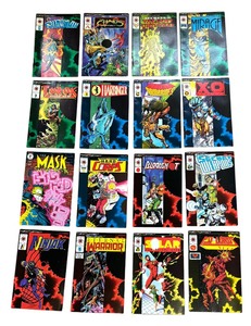 lot 23A image: Secrets of the Valiant Universe, Turok Dinosaur Hunter, Mask Strikes Back Comic Books and More