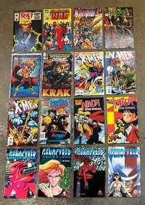 lot 68A image: Comic Books including X-Men Ninja High School, Geno Cyber, Ultraverse Prime and More