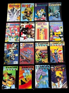 lot 57A image: Comic Books including Simpsons, Hamster Vice, Shadow Man, Riot and More