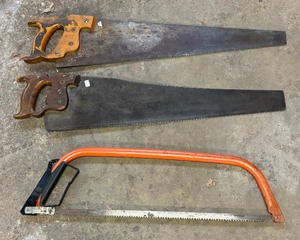 lot 165 image: Three Hand Saws