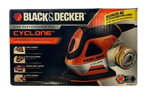lot 163 image: Black & Decker Cyclone 4 in 1 Sander Model MS1000