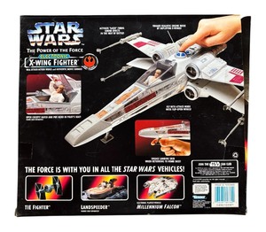 lot 128 image: Star Wars The Power of the Force Electronic X-Way Fighter