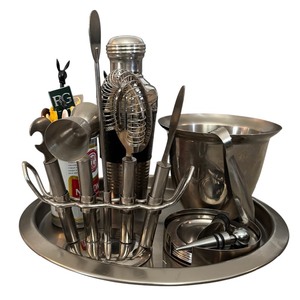 lot 66 image: Bartending Tools For Any Occasion including Shaker, Wine Stopper, Ice Bucket and More