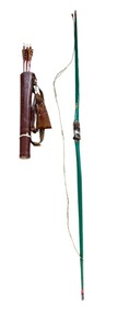 lot 113 image: Paul Bunyan Vintage Bow and Arrow Set