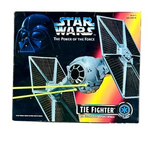 lot 107 image: Kenner 1995 Star Wars Power of The Force Tie Fighter Vehicle