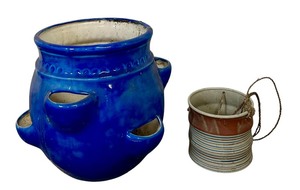 lot 108 image: Pretty Outdoor Planters