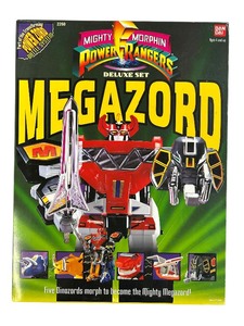 lot 102 image: Vintage Bandai 2260 Power Rangers Deluxe Megazord Action Figure