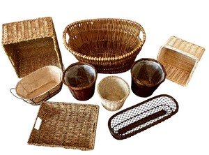 lot 45 image: Collection of Decorative Storage Baskets