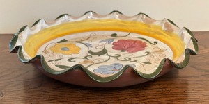 lot 205 image: Vintage Stangl Della Ware Laurite Console Bowl