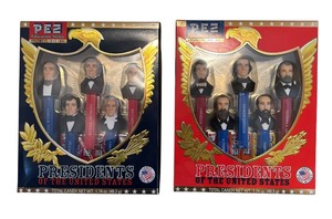 lot 202 image: Presidents of the United States Pez Dispenser Sets Volumes 3 and 4