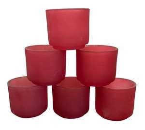 lot 241 image: Six Glass Ikea Candle Holders