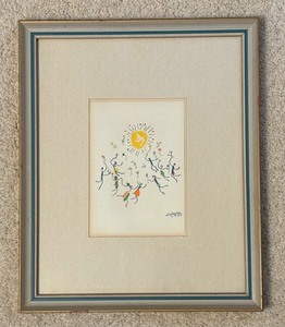 lot 258 image: The Youth Circle Framed Pablo Picasso Print