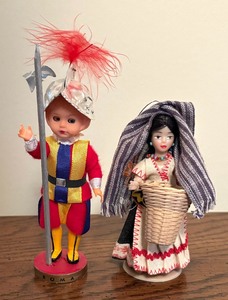 lot 284 image: Two Adorable Ethnic Dolls