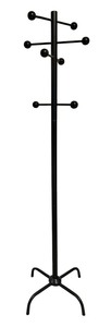 lot 297 image: Adjustable Black Coat Stand