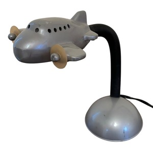 lot 298 image: Adjustable Height Airplane Motif Desk Lamp by Dayton Hudson