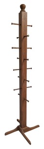 lot 307 image: Vintage Wooden Coat Stand