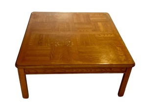 lot 191 image: Mid Century Modern Wooden Square Coffee Table