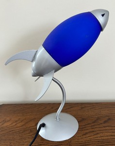 lot 317 image: Rocket Motif Lamp
