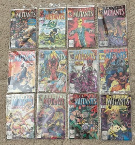 lot 110C image: The New Mutants Comic Books