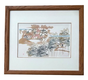 lot 369 image: Woodblock Vintage Print by Inagaki Toshijiro