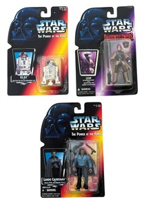 lot 383 image: New Star Wars R2-D2, Leia and Lando Calrissian Figurines