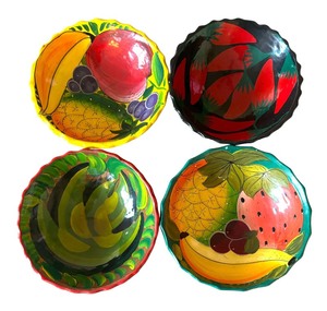 lot 404 image: Variety of Vibrant Bowls, Two by Jose Vargas