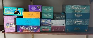 lot 411 image: Grand Grouping of Trivial Pursuit Games and Cards