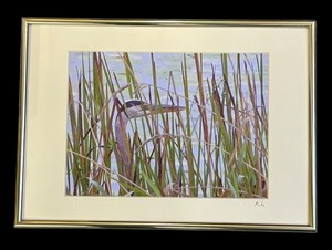 lot 427 image: Crane Motif Photographic Print by Kathryn A. Hara