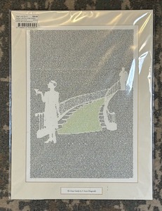 lot 432 image: The Great Gatsby Magers and Quinn Unframed Word Print