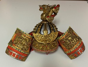 lot 277C image: Miniature Samuri Helmet