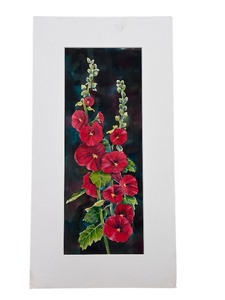 lot 445 image: Vibrant Original Floral Painting
