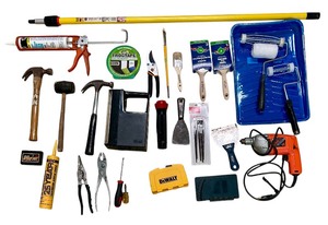 lot 442 image: Tools for Every Project Including NEW Craftsman Drill, Paint Supplies and More