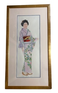 lot 440 image: Japanese Geisha Framed Print