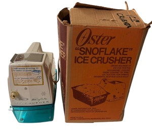 lot 398 image: Vintage Oster Snowflake Ice Crusher