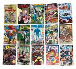 lot 382A image: Large Grouping of Comic Books Wolverine (1988 series) #77 and Silverblade #3 (Nov 1987, DC)  and More