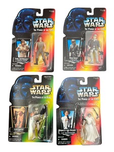 lot 341A image: Lot of Vintage Star Wars Figurines Including Princess Leia and More