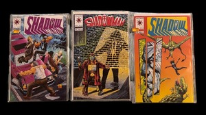 lot 362A image: Two Shadow and One Solar Man of the Atom Comic Books