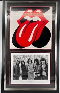 Framed Limited Edition Rolling Stones Poster and Photograph Set