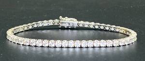 18K White Gold Diamond Tennis Bracelet with 6.5 Carats of Diamonds MORE INFORMATION ADDED!!!