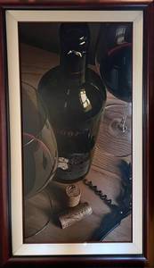 lot 15 image: Thomas Arvid Signed Limited Edition Print of Silver Oak Cabernet Still Life