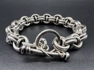 lot 32 image: Ippolita Sterling Silver Linked Bracelet with Amethyst Accent