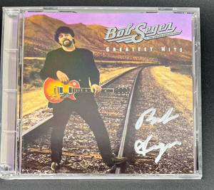 lot 40 image: Autographed Bob Seger Greatest Hits CD
